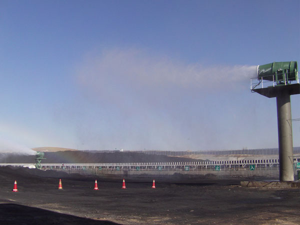 煤厂钢厂除尘高塔式喷雾机